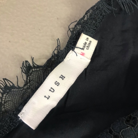 Lush Cold Shoulder Floral Lace Dress - Picture 7 of 8